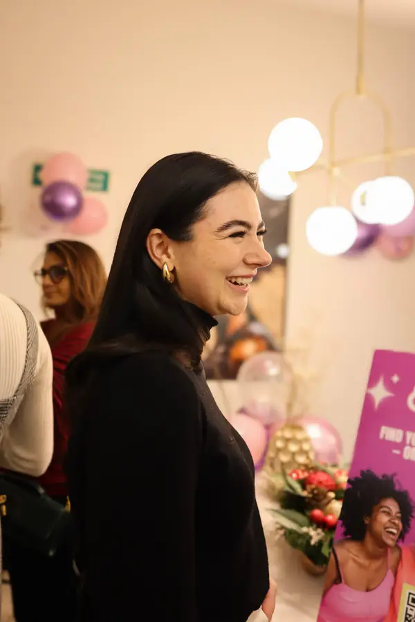 Women meeting at Delphi's London flatshare community launch party
