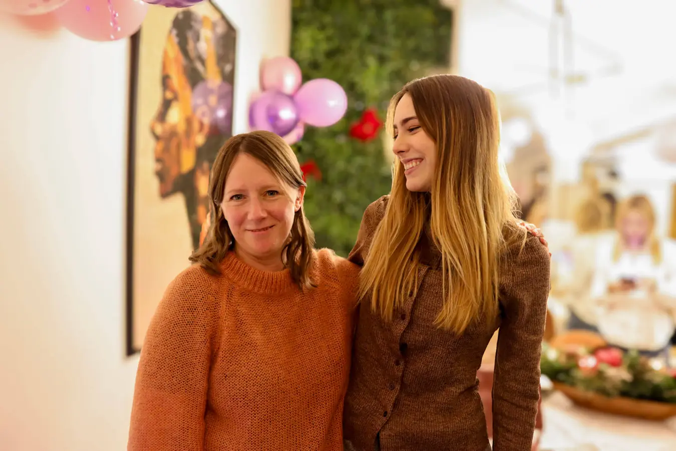 Women meeting at Delphi's London flatshare community launch party