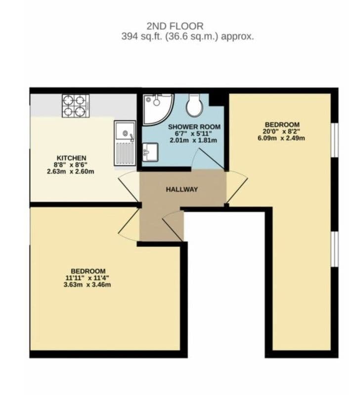 Spacious Double Room in Manor House - photo 3