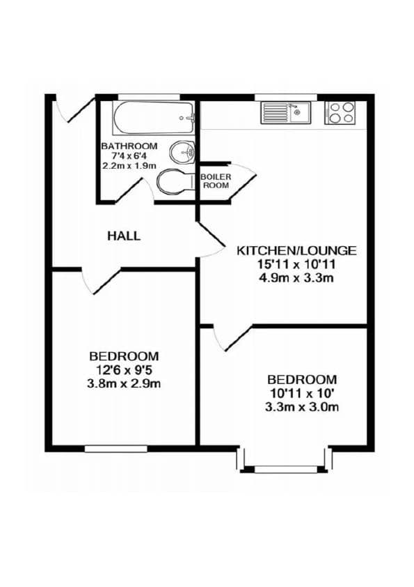 Small Double Room East Dulwich - photo 2